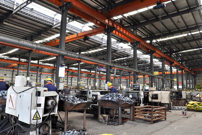 威海网架锥头车间